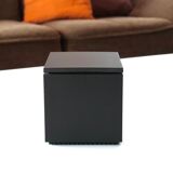 Black lamp Cuboluce Cini & Nils, Made in Italy, 80s