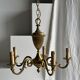 Classic 5-light gold chandelier