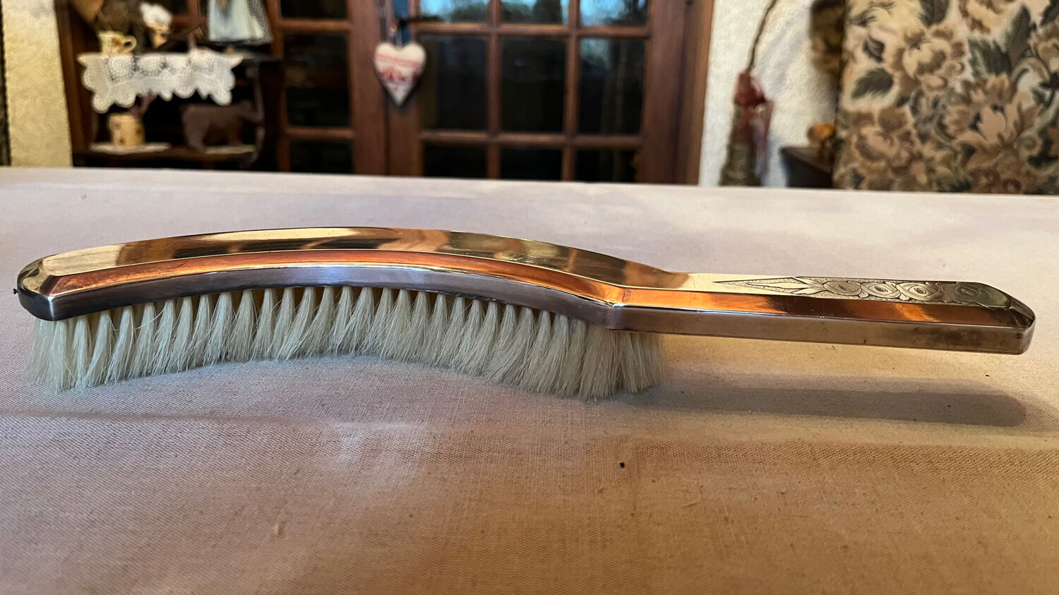 Vintage metal crumb catcher