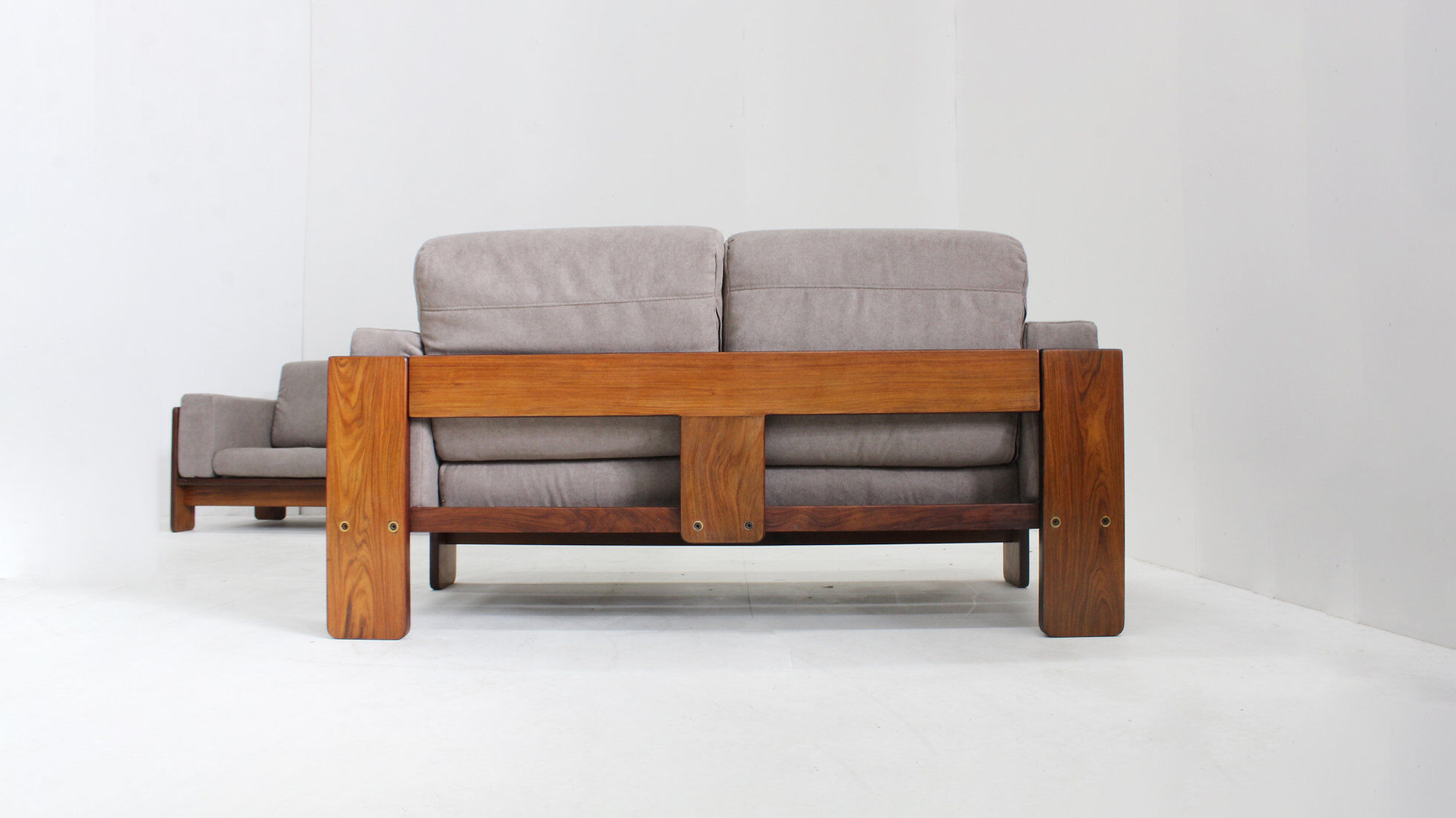 Vintage Bastiano sofa set by Tobia Scarpa for Gavina 1970s set of 2