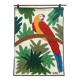 Parrot decor wall rug - Work of the Brazilian artist VAC - 1989