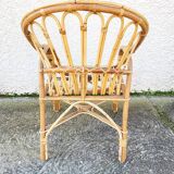 Fauteuil en rotin 1960
