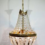 2-light hot air balloon chandelier