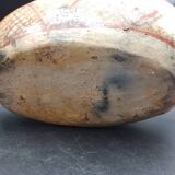 Berber pottery Kabyle basket early 20th century AlgeriaTerracotta Ideqqi Takduht