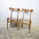 Paire de chaises vintage des années 60