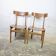 Paire de chaises vintage des années 60