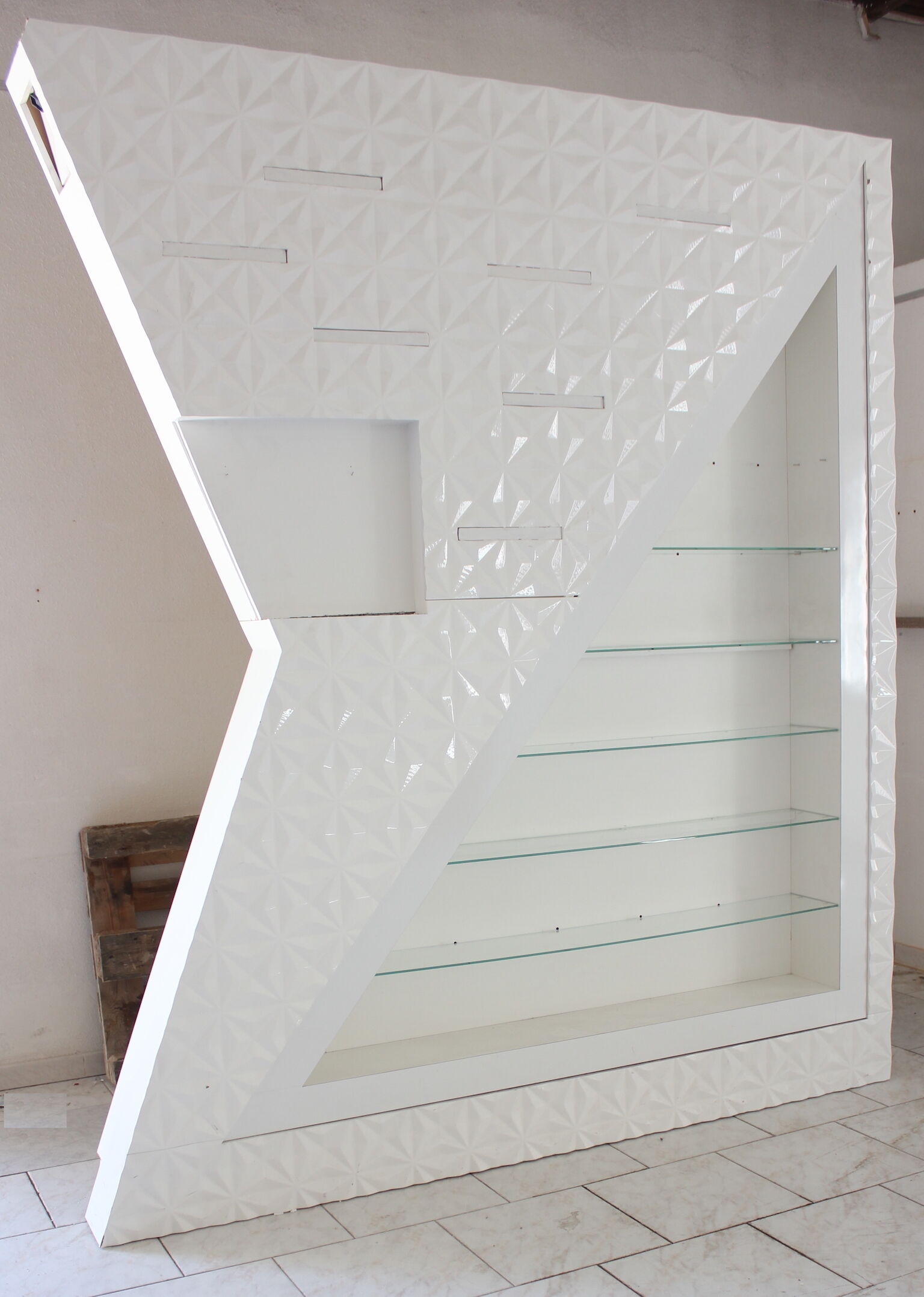 Vitrine de magasin époque xxème