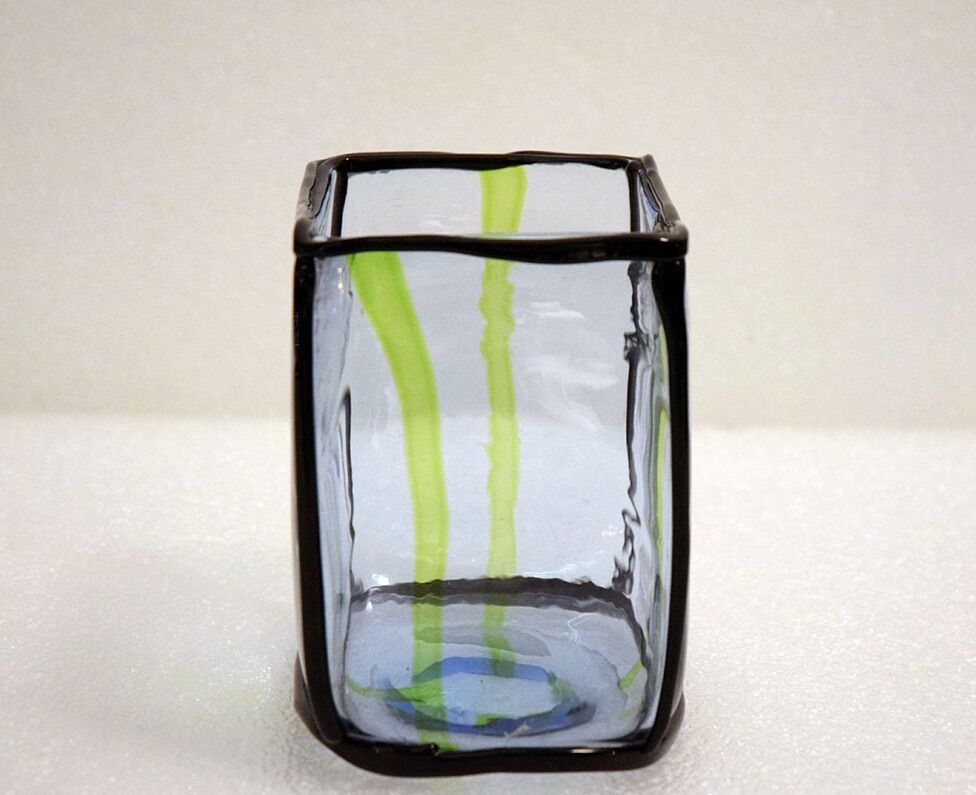 Fulvio Bianconi for Venini, Epipedos vase, 1990s