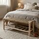 Banc de rangement, Banc de lit boheme