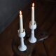 Pair tulip candlesticks