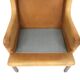 Fauteuil scandinave en cuir, Suède, 1960