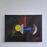 Abstract canvas from 1996