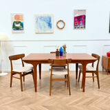 6 Scandinavian teak chairs