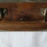 Painter's case in walnut and metal early XX