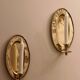 Pair Of Mid Century Swedish Brass Sconces