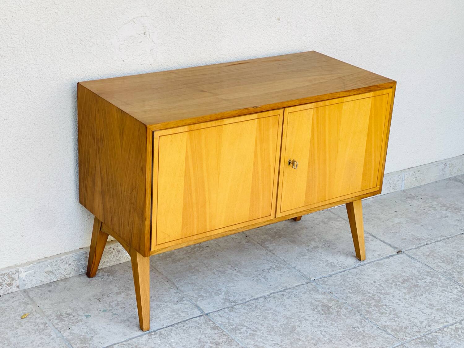 Small vintage oak sideboard