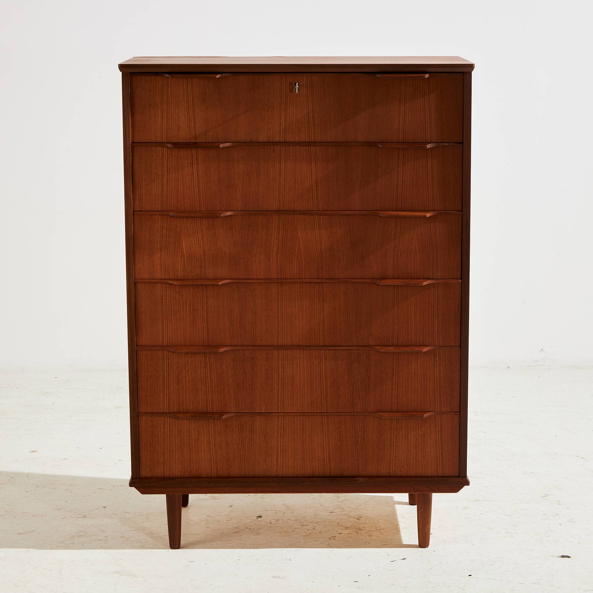 Restored teak dresser