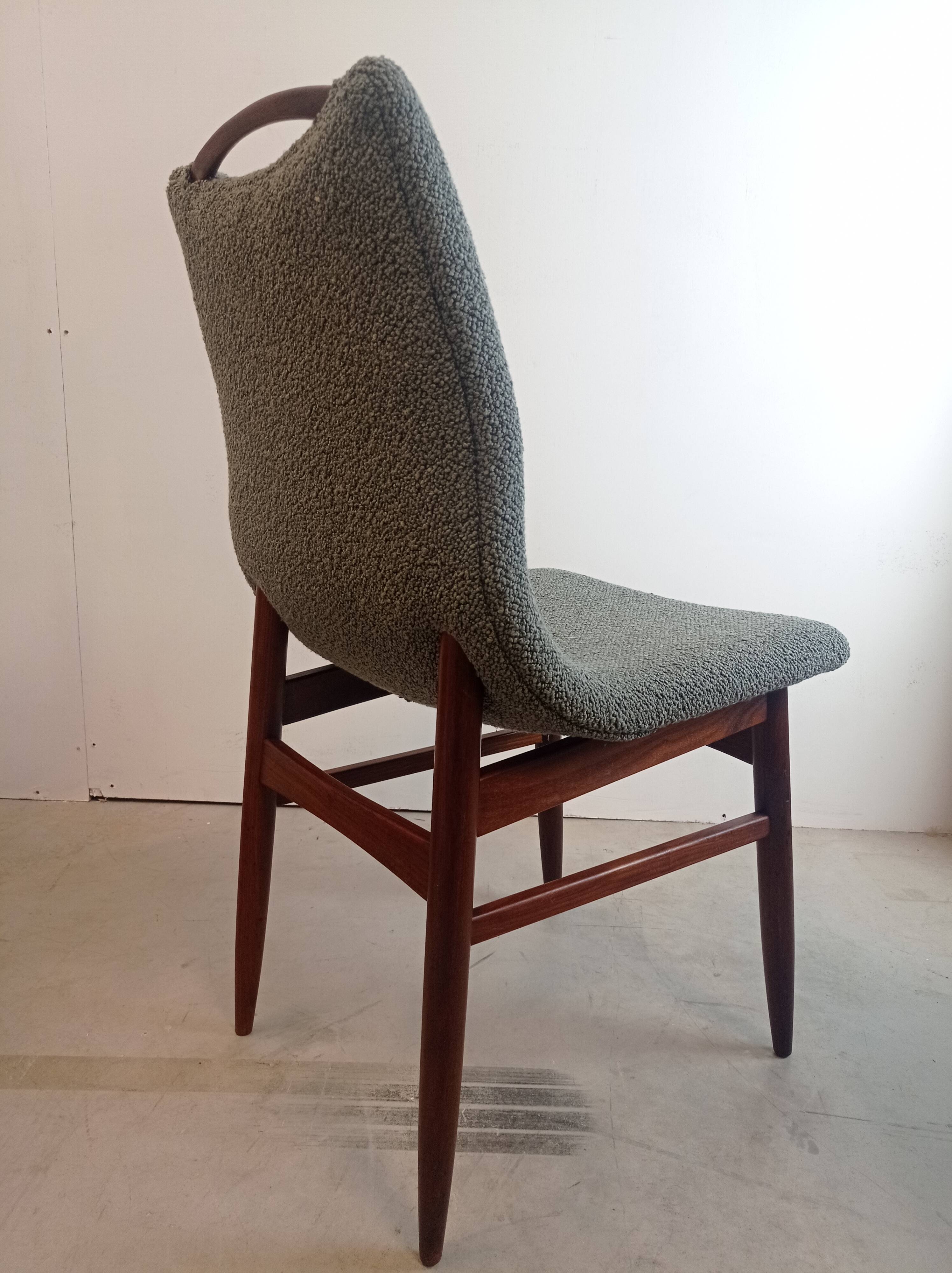 Set of 4 dining chairs 'Burgerwei' - new upholstery
