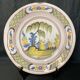 Plat en faïence décor saule et pagodes XVIIIème Nevers