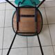 Colorful vinyl vintage chairs