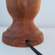 Antique turned wooden lamp base
