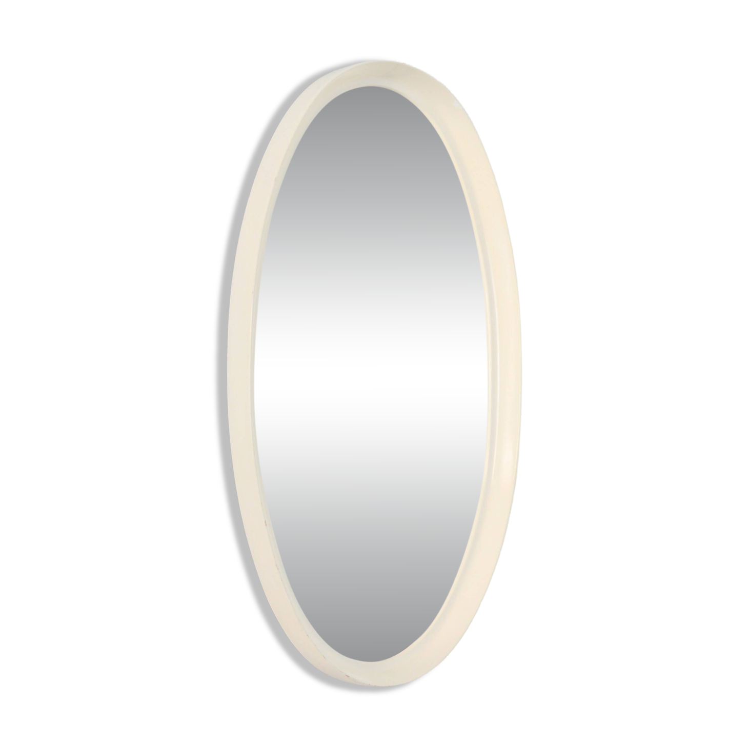 Miroir ovale vintage 1960s