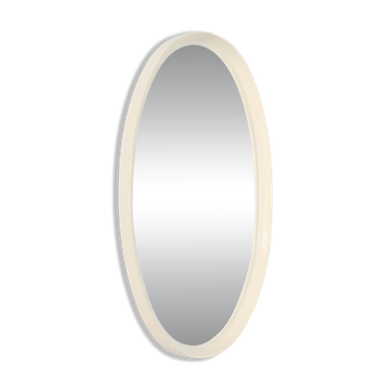 Miroir ovale vintage 1960s
