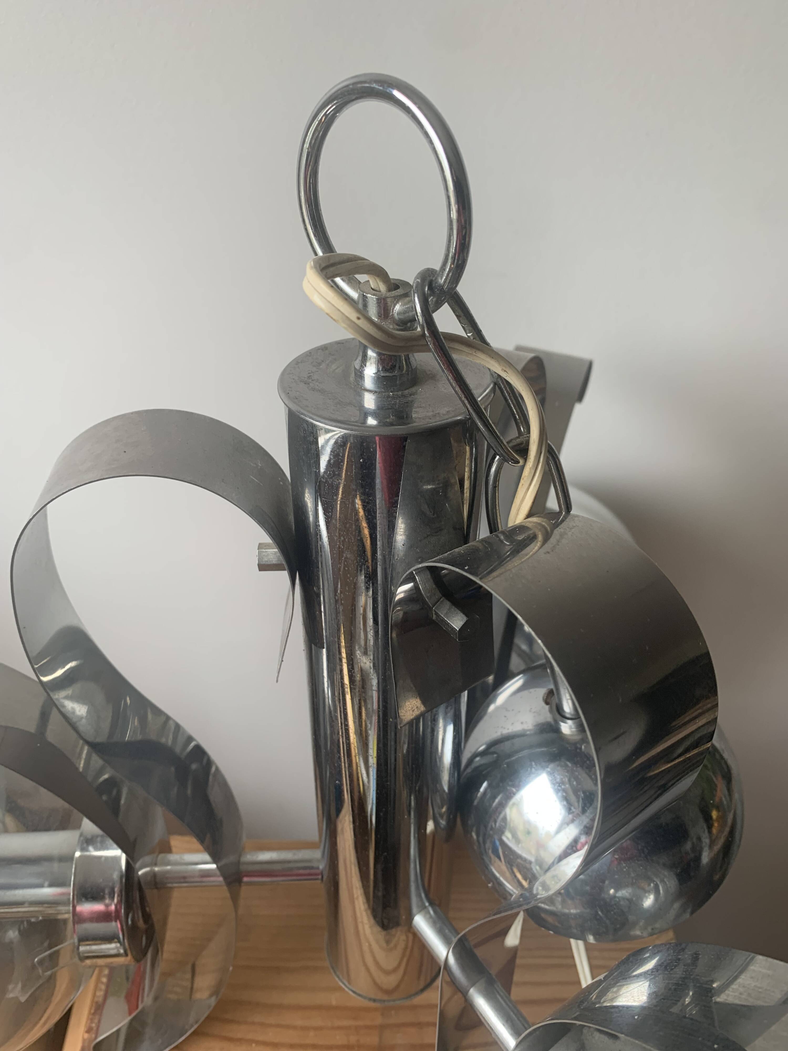 Pendant lamp vintage design 70's retro space age