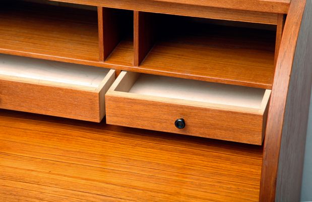 Mid-century teak Secretary, Denmark, 1960s