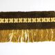 Vintage rug ochre yellow - brown / floor rug / wall tapestry