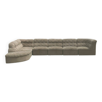 Canapé modulaire vintage Laauser 7 pièces