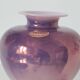 Iridescent glass ball vase, vintage, 1980