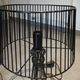 Pair of black modernist design lamps