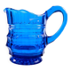 Art Deco creamer, cobalt glass, Belgium, 1930s