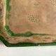 Plat centre de table de terre vernissée Aegitna Vallauris 1960