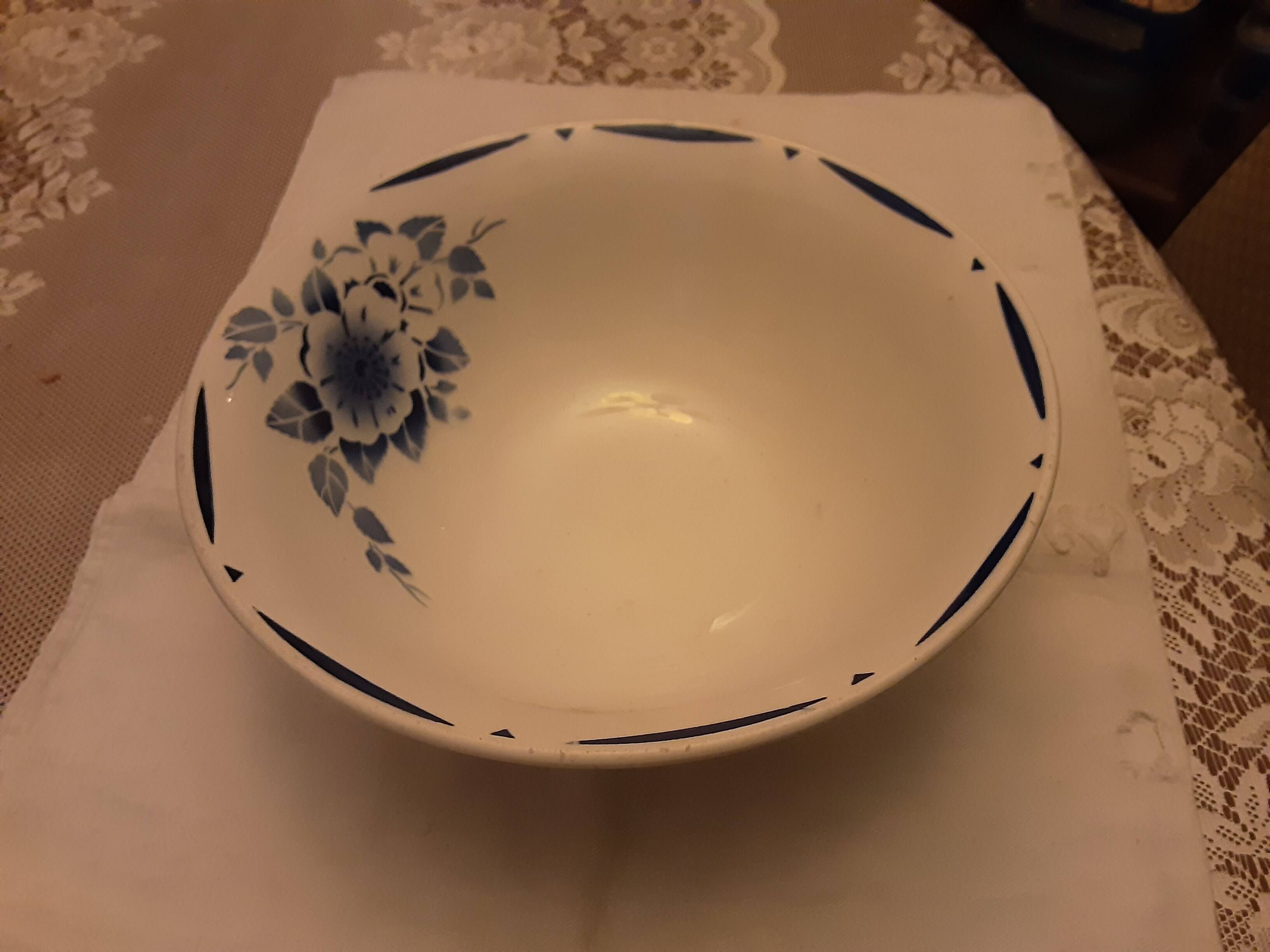 Saint amand faience salad bowl 1950s
