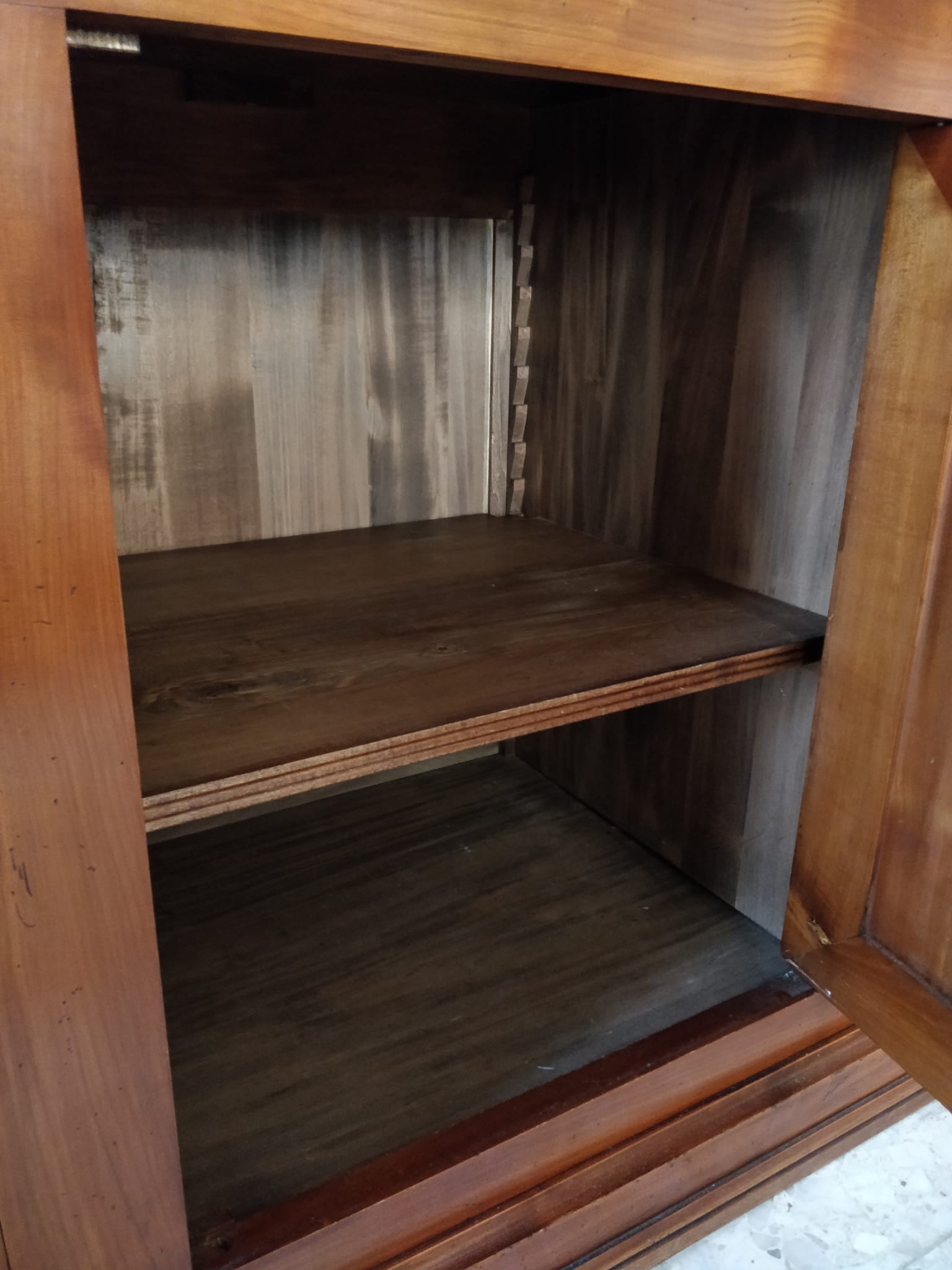 Solid cherry bookcase 3 doors