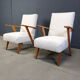 Pair of mid-century Dutch armchairs, 1960s