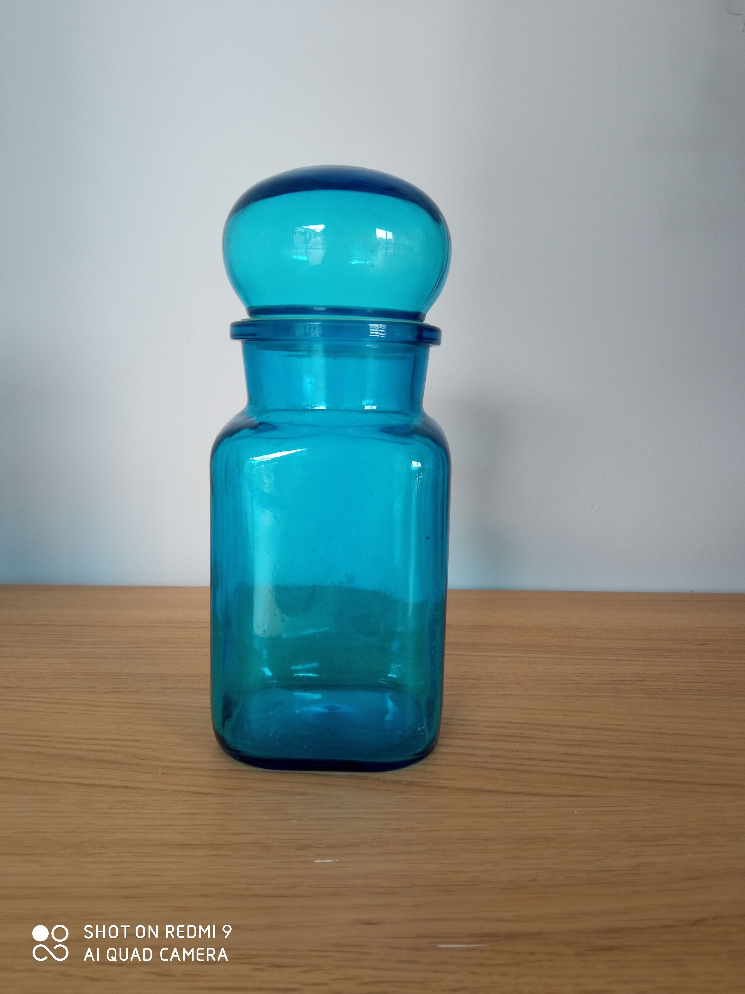 Pot d'apothicaire bleu