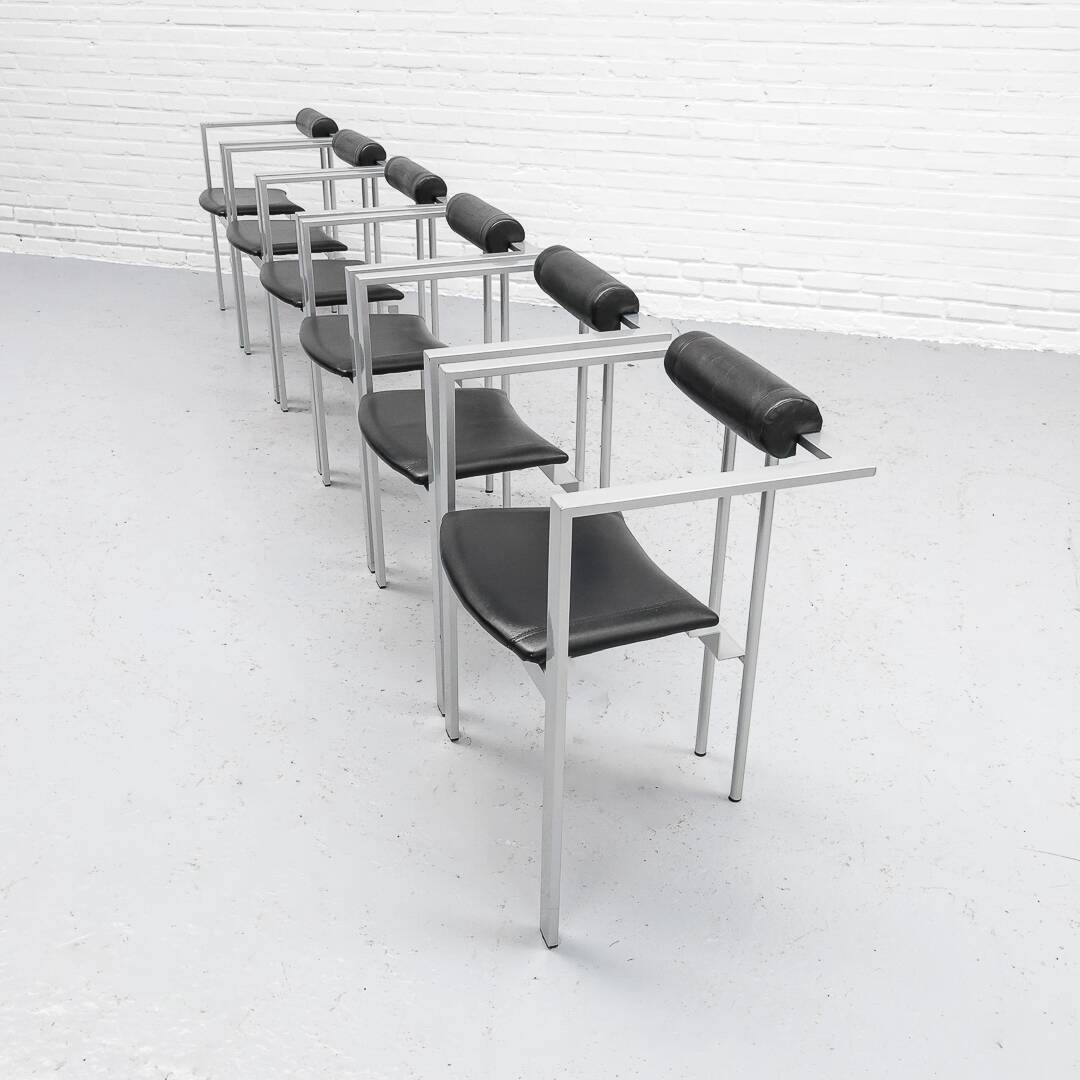 Trix Dining Chair Set by Karl Friedrich Förster for KFF 1980s