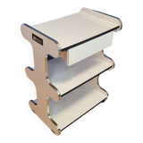 Vintage trolley on wheels