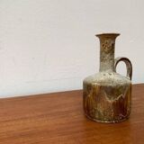 Brutalist Fat Lava Vase in Ceramic by Ruscha, West Germany, 1960s