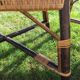 Paire de fauteuils en osier ou rotin et bambou