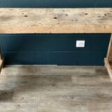 Old workbench with inclined legs