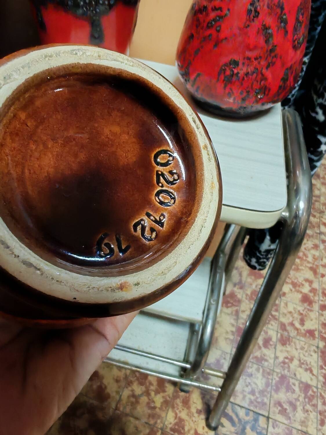 Set of seventies vases