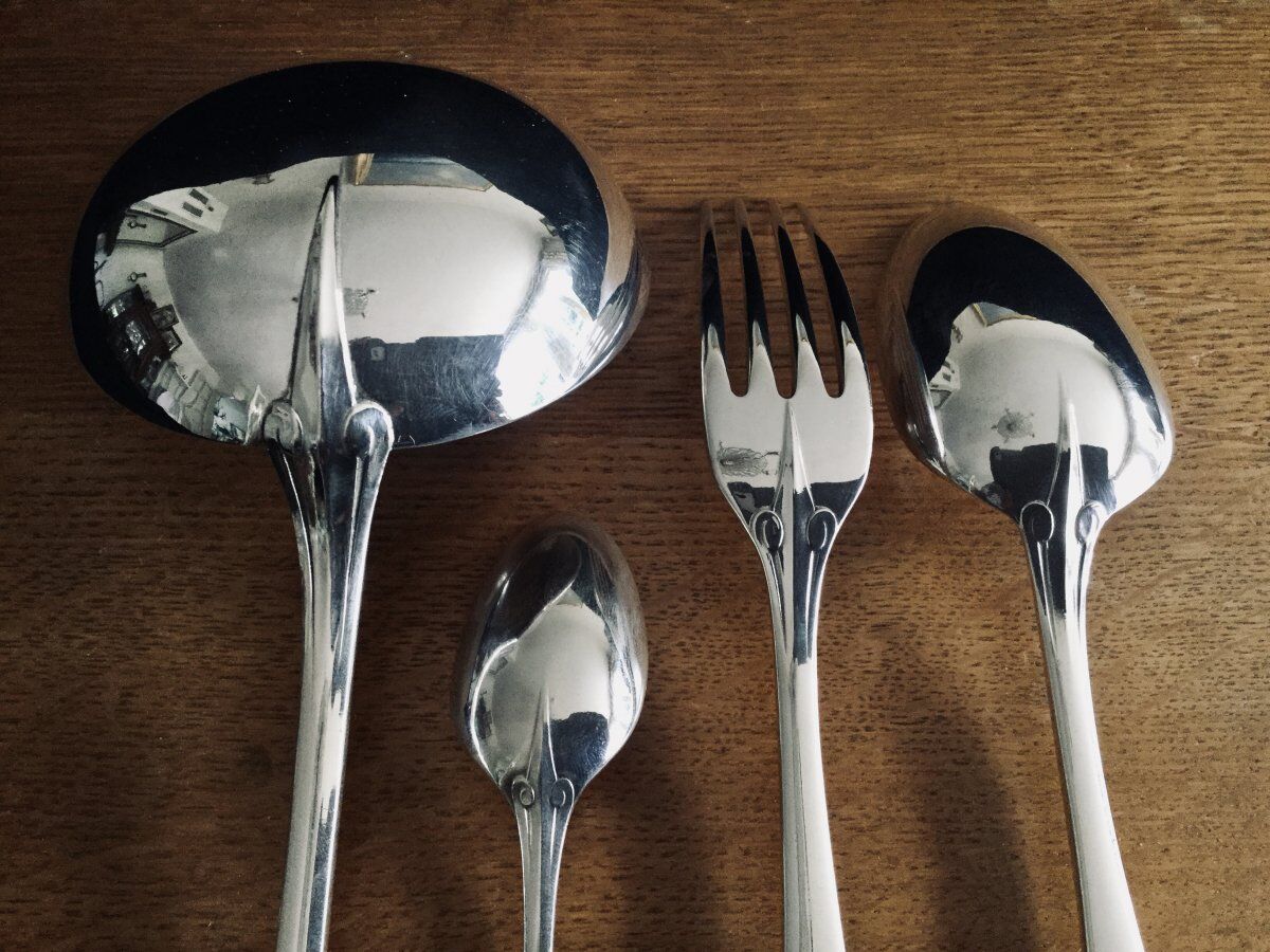 Housewife 37 pieces Christofle model Directoire Rat tail