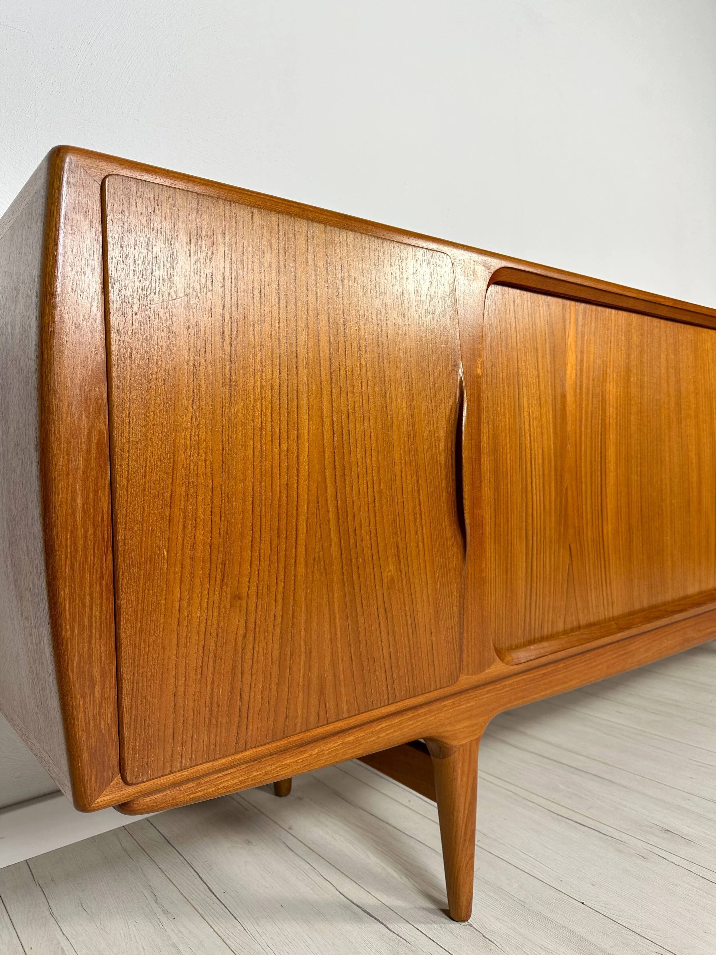 60s vintage Danish teak sideboard 19 by Johannes Andersen for Uldum Møbelfabrik