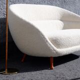 Arne Norell Curvy Soffa Produced by Westbergs Möbler, Sweden, circa 1960