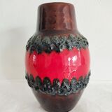 Vase West Germany Scheurich Fat Lava