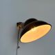 BLACK ENAMELLED TOLE WALL LAMP 1940 LEGRAND Ø 25 CM